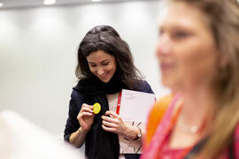 Teilnehmerin bei Young Talents auf der Frankfurter Buchmesse