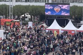 LED Screen auf der Agora