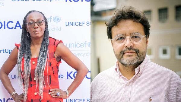 Carlo Carrenho und Ama Dadson