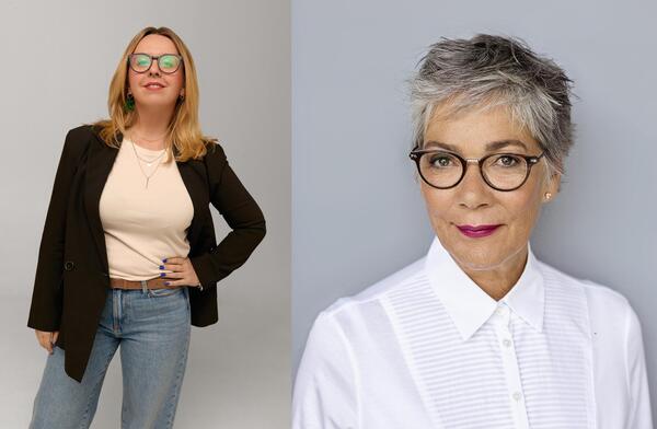 Slava Svitova und Karin Schmidt-Friderichs