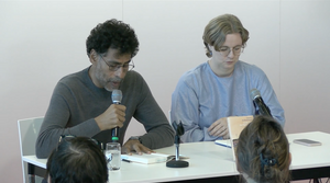 Usama Al Shahmani und Larissa Waibel 