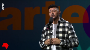 Der ARTE Poetry Slam mit Abdul Chahin auf der Frankfurter Buchmesse 2022
