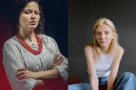 Vira Kuryko (l) & Sofia Pokorchak (r)