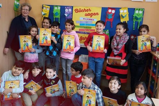 Litcam- Projekt "Bücher sagen willkommen"