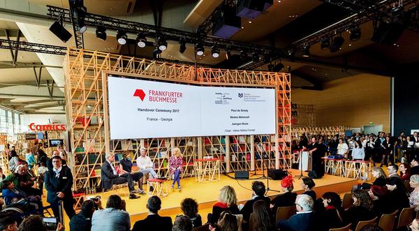 Begrüßung im Ehrengast Pavillon